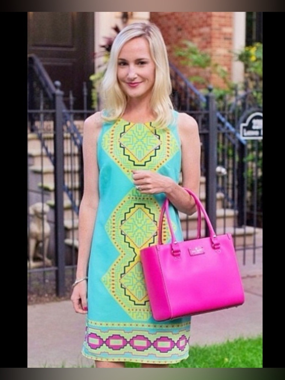NWT Britt Ryan Silk Blend Vibrant Floral Dress Size 2 - Picture 8 of 14